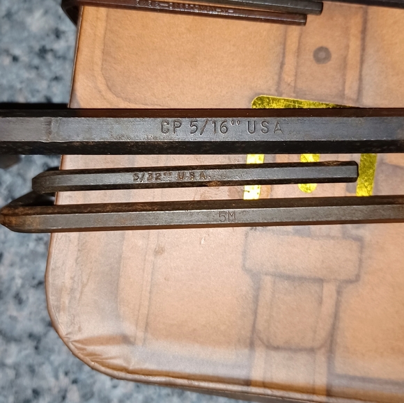 Vintage Craftsman-V- Series Allen Key Set - Picture 7 of 8